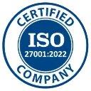 ISO 27001:2022 certified company