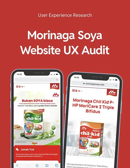 Morinaga Soya website
