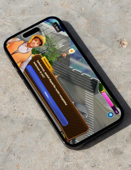 Trakindo gamified onboarding app